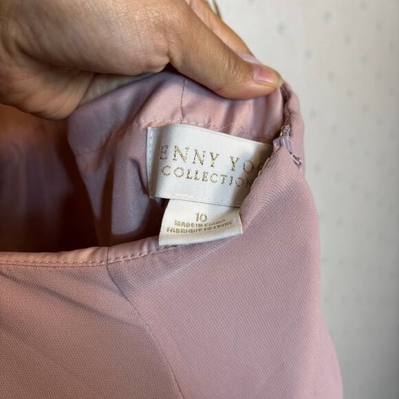 Jenny Yoo Long Bridesmaid A Line Dress Size 10  Sweetheart Neck Cutout Back NWT - Picture 6 of 10